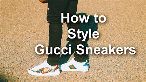 gucci sneakers how to wear|sneakers gucci outlet.